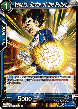 Vegeta, Savior of the Future - BT10-041 - Common (FOIL) (Reprint) available at 401 Games Canada