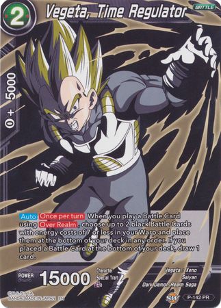 Vegeta, Time Regulator - P-142 - Promo (Alternate Art) available at 401 Games Canada