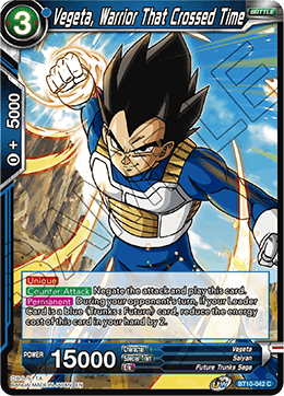 Vegeta, Warrior That Crossed Time - BT10-042 - Common (FOIL) (Reprint) available at 401 Games Canada