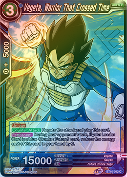 Vegeta, Warrior That Crossed Time - BT10-042 - Common (FOIL) available at 401 Games Canada