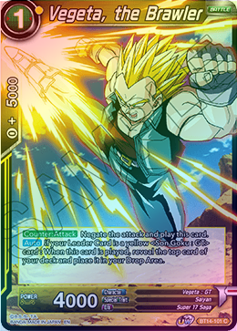 Vegeta, the Brawler - BT14-101 - Common (FOIL) available at 401 Games Canada