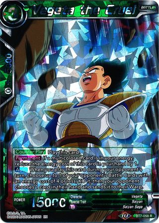 Vegeta the Cruel - BT7-058 - Rare available at 401 Games Canada