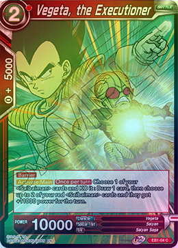 Vegeta, the Executioner - EB1-04 - Common (FOIL) available at 401 Games Canada