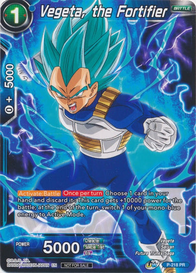 Vegeta, the Fortifier - P-218 - Promo available at 401 Games Canada