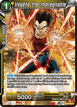 Vegeta the Impregnable - BT10-107 - Common (FOIL) (Reprint) available at 401 Games Canada