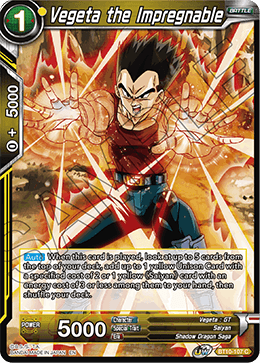 Vegeta the Impregnable - BT10-107 - Common available at 401 Games Canada