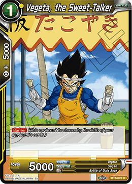 Vegeta, the Sweet-Talker - BT8-072 - Common available at 401 Games Canada