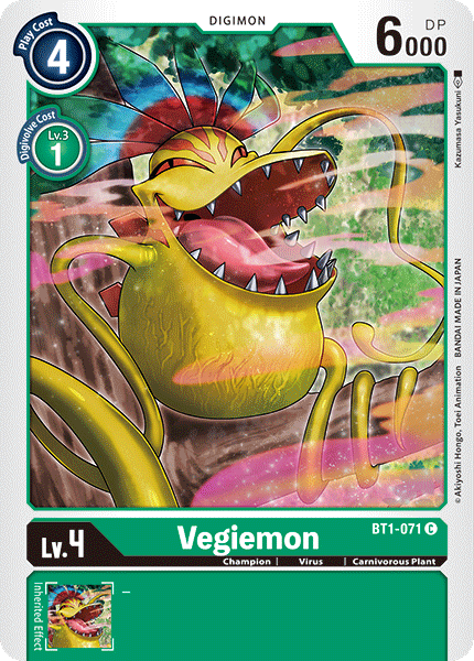 Vegiemon - BT1-071 - Common available at 401 Games Canada