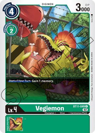 Vegiemon - BT11-049 - Common available at 401 Games Canada
