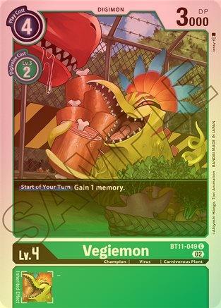 Vegiemon (Foil) - BT11-049 - Common available at 401 Games Canada