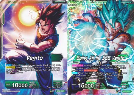 Vegito // Going All In, SSB Vegito - BT3-055 - Rare available at 401 Games Canada