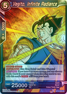 Vegito, Infinite Radiance - BT10-046 - Uncommon (FOIL) available at 401 Games Canada