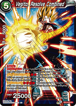 Vegito, Resolve Combined - EX13-05 - Expansion Rare available at 401 Games Canada