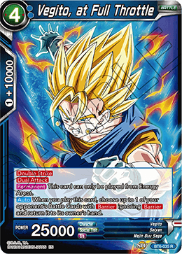 Vegito, at Full Throttle - BT6-035 - Rare available at 401 Games Canada