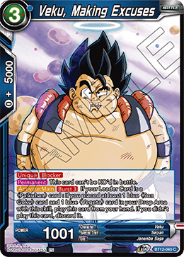 Veku, Making Excuses - BT12-040 - Common available at 401 Games Canada