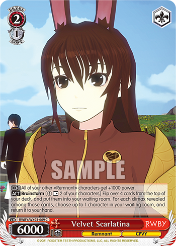 Velvet Scarlatina - RWBY/WX03-E069 - Common available at 401 Games Canada