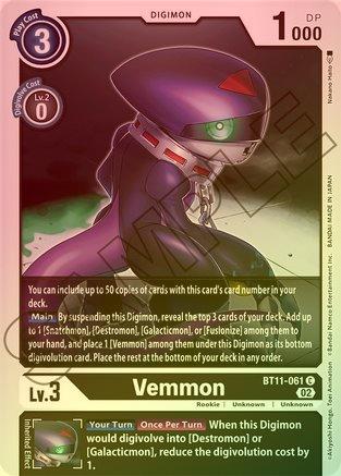 Vemmon (Foil) - BT11-061 - Common available at 401 Games Canada