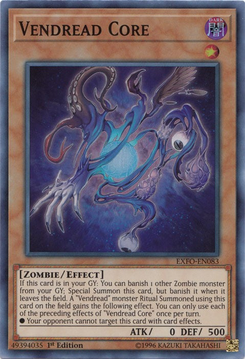 Vendread Core - EXFO-EN083 - Super Rare - 1st Edition available at 401 Games Canada