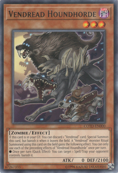 Vendread Houndhorde - COTD-EN000 - Rare - Unlimited available at 401 Games Canada