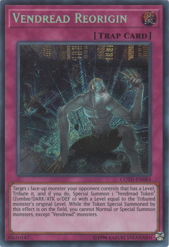 Vendread Reorigin - COTD-EN085 - Secret Rare - Unlimited available at 401 Games Canada