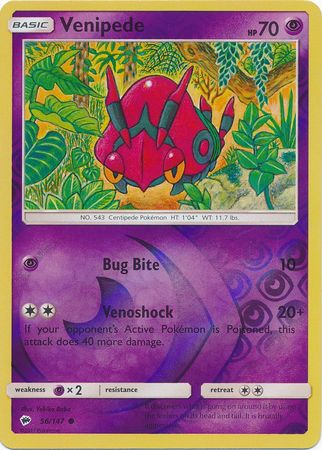 Venipede - 56/147 - Common - Reverse Holo available at 401 Games Canada