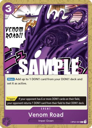 Venom Road - OP02-091 - Common available at 401 Games Canada