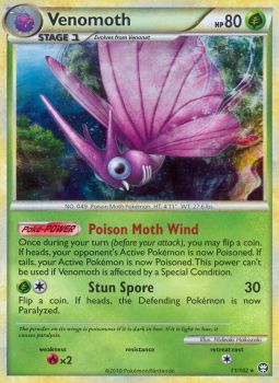 Venomoth - 11/102 - Holo Rare available at 401 Games Canada