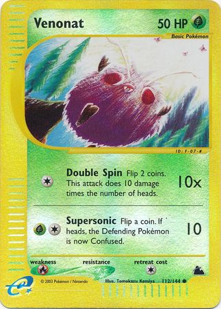 Venonat - 112/144 - Common - Reverse Holo available at 401 Games Canada