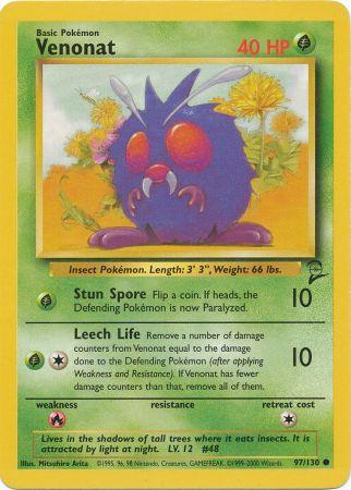 Venonat - 97/130 - Common available at 401 Games Canada