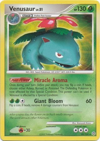 Venusaur 20/132 - Rare - Theme Deck Exclusive available at 401 Games Canada