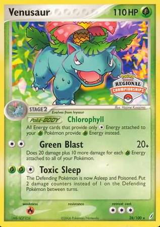 Venusaur - 28/100 - Promo (Regional Championships) available at 401 Games Canada