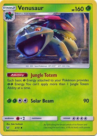 Venusaur - 3/73 - Uncommon available at 401 Games Canada