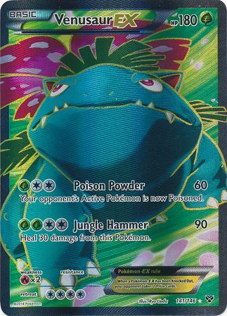 Venusaur EX - 141/146 - Full Art Ultra Rare available at 401 Games Canada