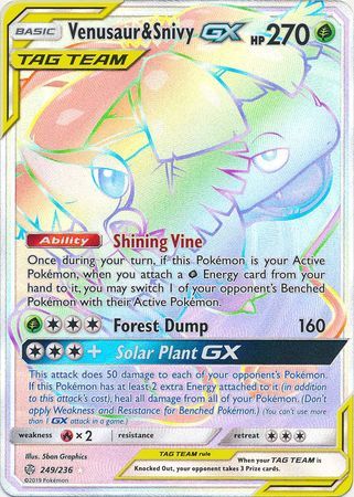 Venusaur & Snivy GX - 249/236 - Hyper Rare available at 401 Games Canada