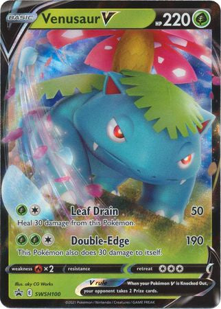 Venusaur V - SWSH100 - Promo available at 401 Games Canada