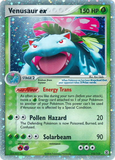 Venusaur ex - 112/112 - Ultra Rare available at 401 Games Canada