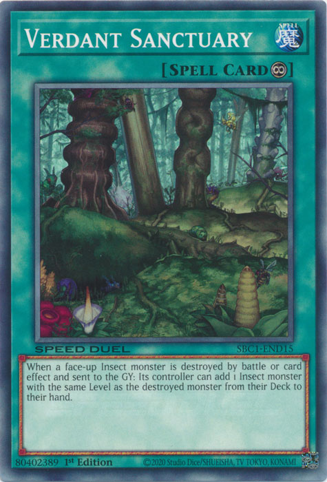 Verdant Sanctuary - SBC1-END15 - Common - 1st Edition available at 401 Games Canada