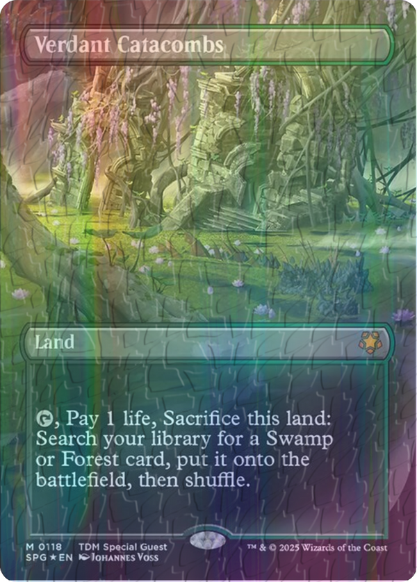 Verdant Catacombs - Borderless (Dragonscale Foil) (SPG)