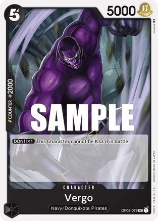 Vergo - OP03-079 - Uncommon available at 401 Games Canada