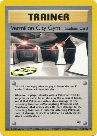 Vermilion City Gym - 120/132 - Uncommon - Unlimited available at 401 Games Canada