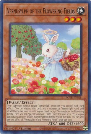 Vernusylph of the Flowering Fields - POTE-EN018 - Common - 1st Edition available at 401 Games Canada