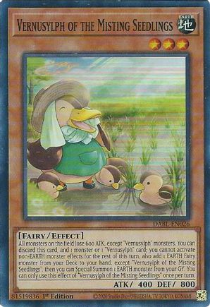 Vernusylph of the Misting Seedlings - DABL-EN026 - Super Rare - 1st Edition available at 401 Games Canada
