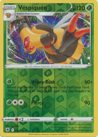 Vespiquen - 012/189 - Rare - Reverse Holo available at 401 Games Canada