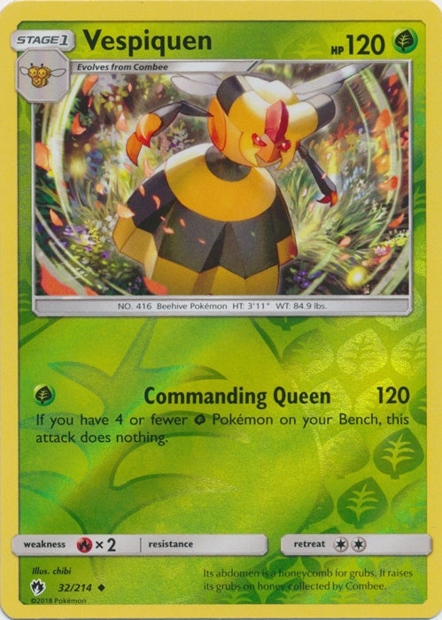 Vespiquen - 32/214 - Uncommon - Reverse Holo available at 401 Games Canada