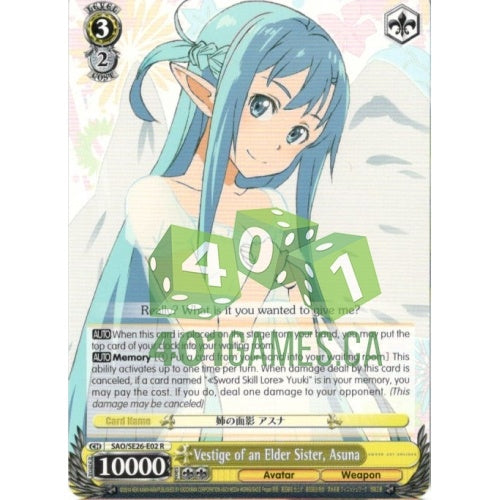 Vestige of an Elder Sister, Asuna available at 401 Games Canada