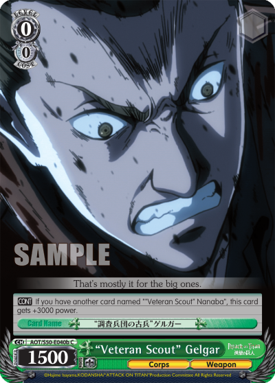 "Veteran Scout" Gelgar - AOT/S50-E040b - Common (B) available at 401 Games Canada