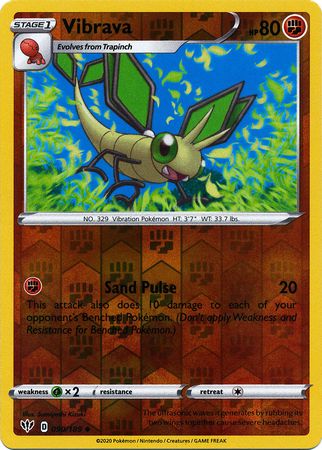 Vibrava - 090/189 - Uncommon - Reverse Holo available at 401 Games Canada