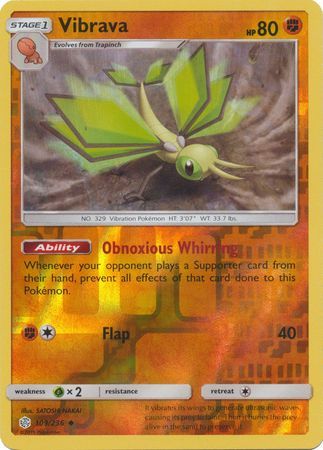 Vibrava - 109/236 - Uncommon - Reverse Holo available at 401 Games Canada