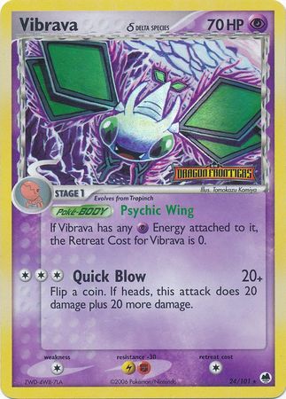 Vibrava - 24/101 - Rare - Reverse Holo available at 401 Games Canada