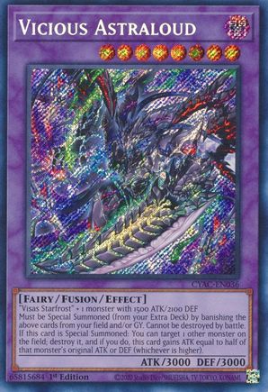 Vicious Astraloud - CYAC-EN036 - Secret Rare - 1st Edition available at 401 Games Canada